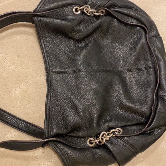 B. Makowsky, Beautiful black leather purse/bag - Picture 4 of 7